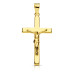 18K CRUZ CON CRISTO. 27X15 MM