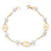 18K PULSERA COMUNION PERLA 5.5 MM 17.5CM