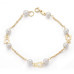 18K PULSERA COMUNION PERLA 5.5 MM 17CM