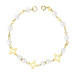 18K PULSERA COMUNION PERLA 5 MM 18 CM