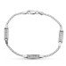 18K PULSERA ORO BLANCO JUEGO COMUNION CIRCONITAS