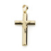 18K CRUZ CON CRISTO. 27X15 MM